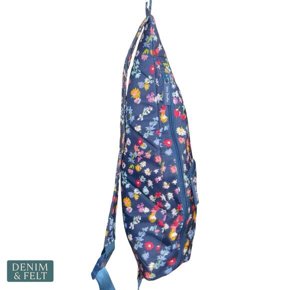NEW Vera Bradley Essential Sling Backpack Scattered Wildflowers Quilted Floral